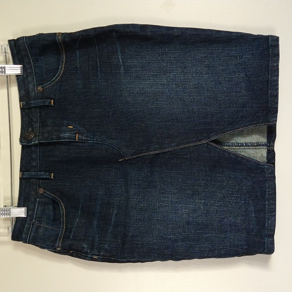 Banana Republic jeans mini skirt size 2 petite